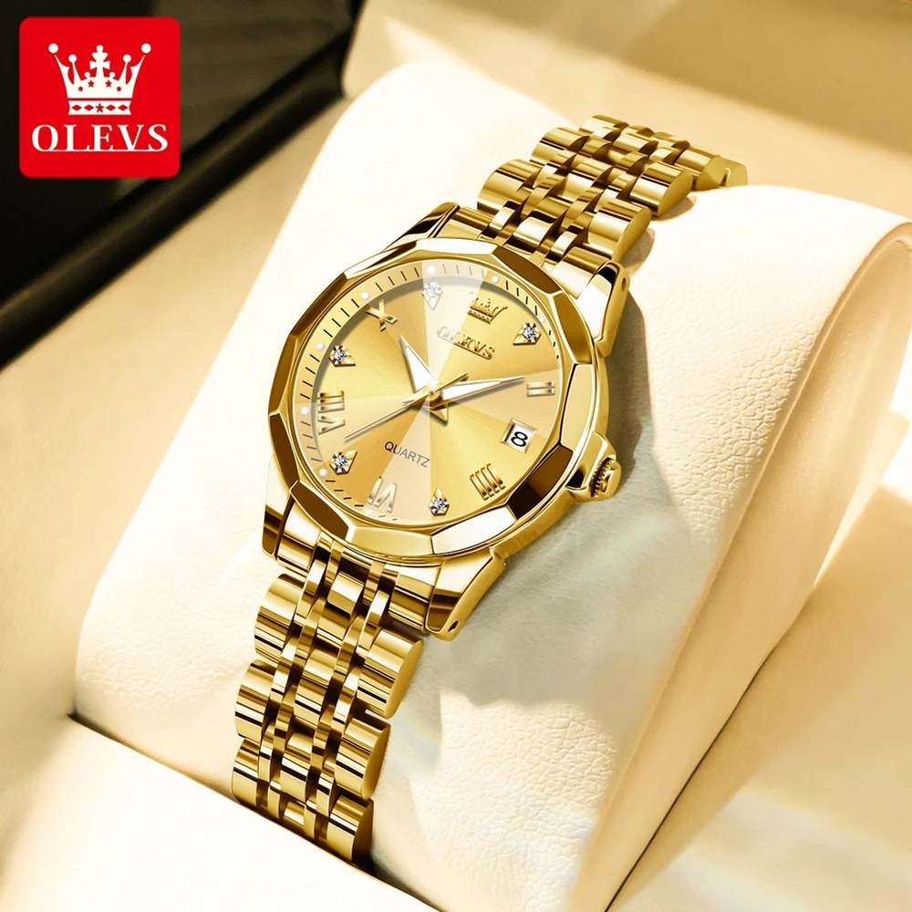 Reloj Pareja Olevs Gold