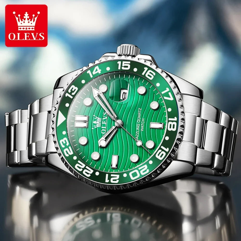Reloj Olevs SubGreen