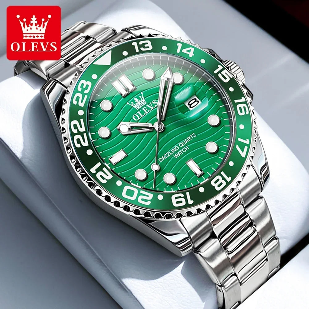Reloj Olevs SubGreen