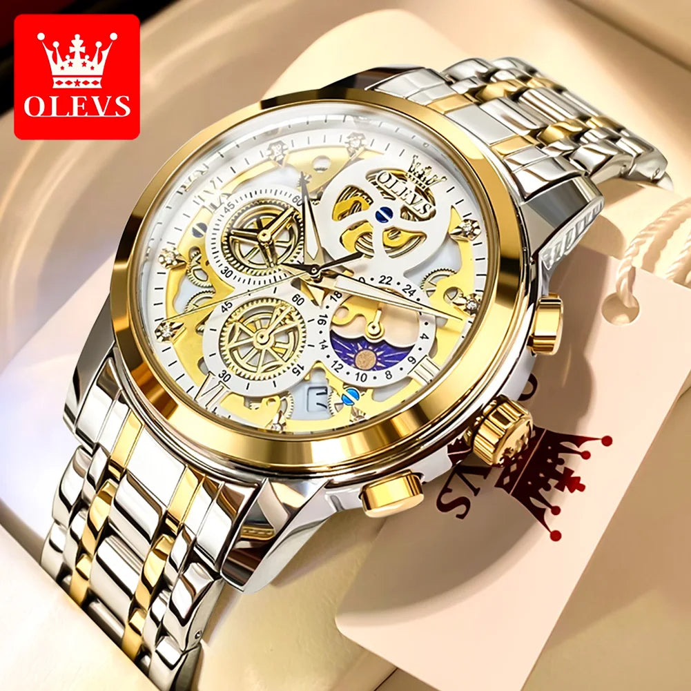 Reloj Olevs Moon Gold