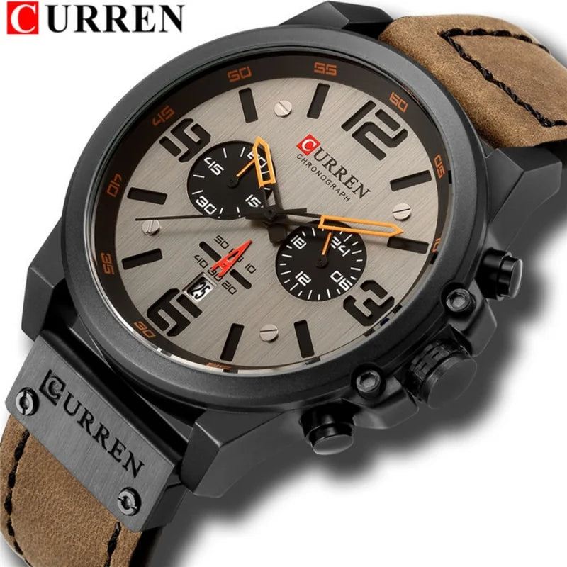 Reloj Curren Coffee Blanc