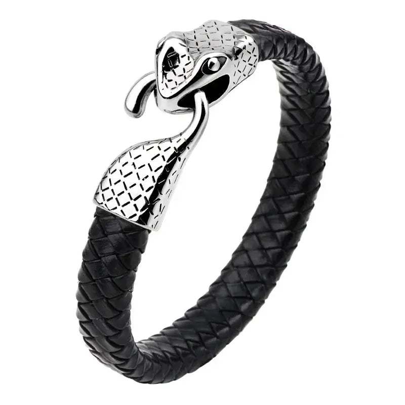 Pulsera cuero serpiente 3135 - Gregor Relojes y Accesorio Ecuador