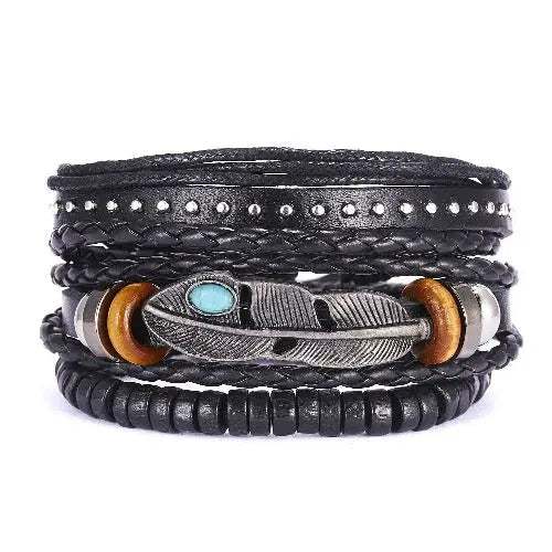Pulsera pluma set 3 1240 - Gregor Relojes y Accesorio Ecuador