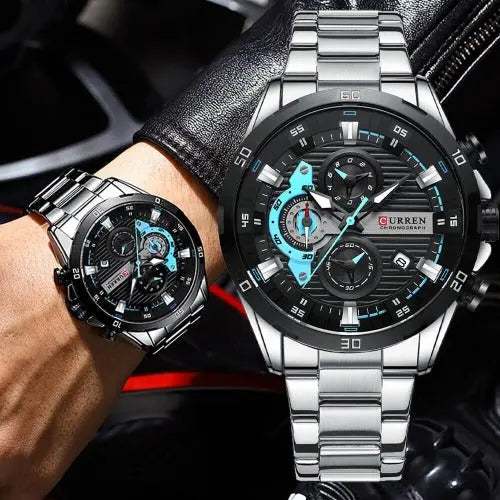Reloj Curren Plata Turqueza124 - Gregor Relojes y Accesorio Ecuador