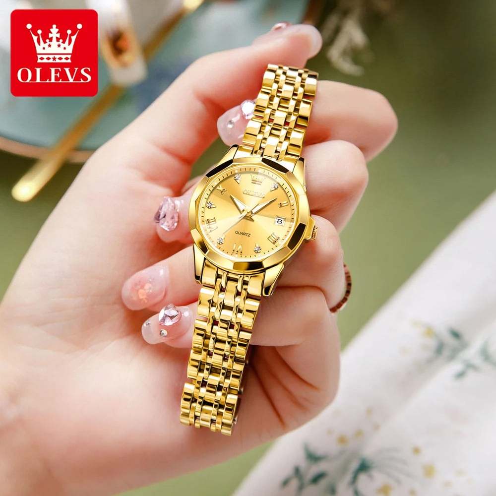 Reloj Mujer Olevs Gold - Gregor Relojes y Accesorio Ecuador