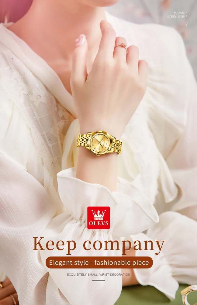 Reloj Mujer Olevs Gold - Gregor Relojes y Accesorio Ecuador