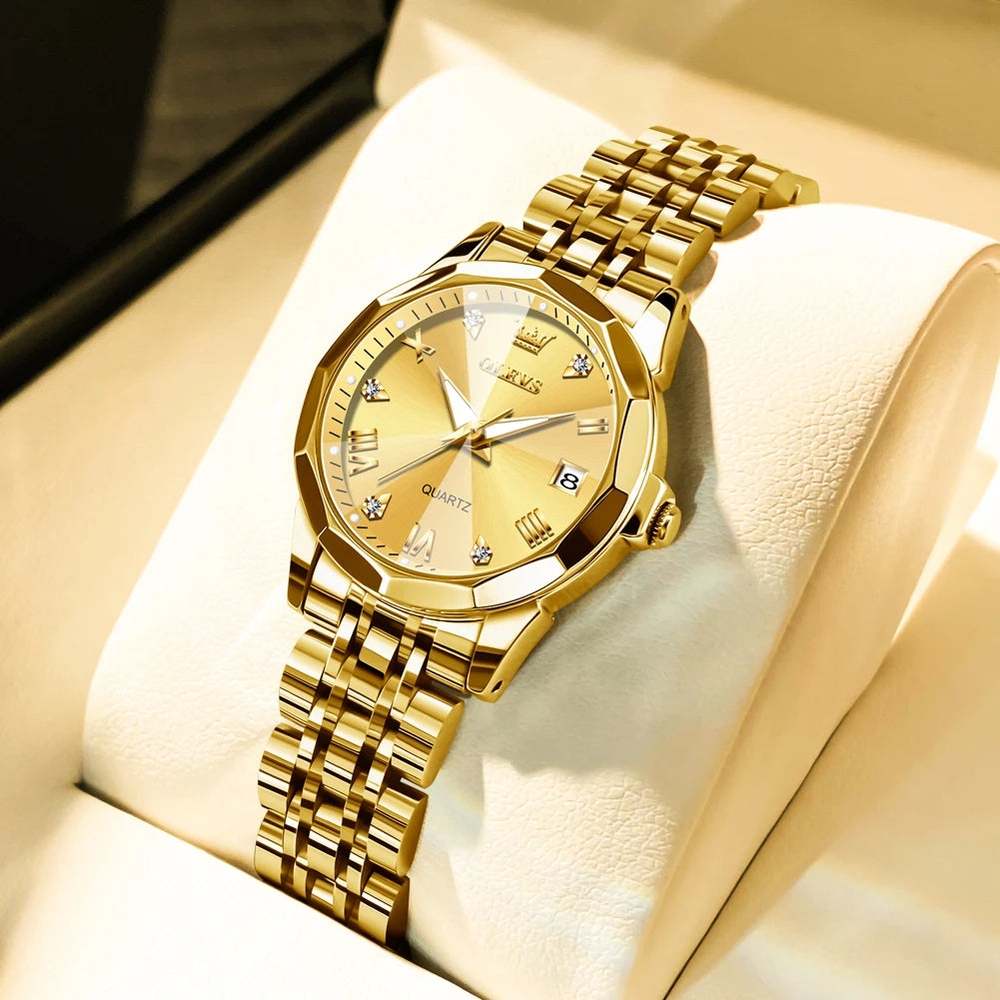 Reloj Mujer Olevs Gold - Gregor Relojes y Accesorio Ecuador