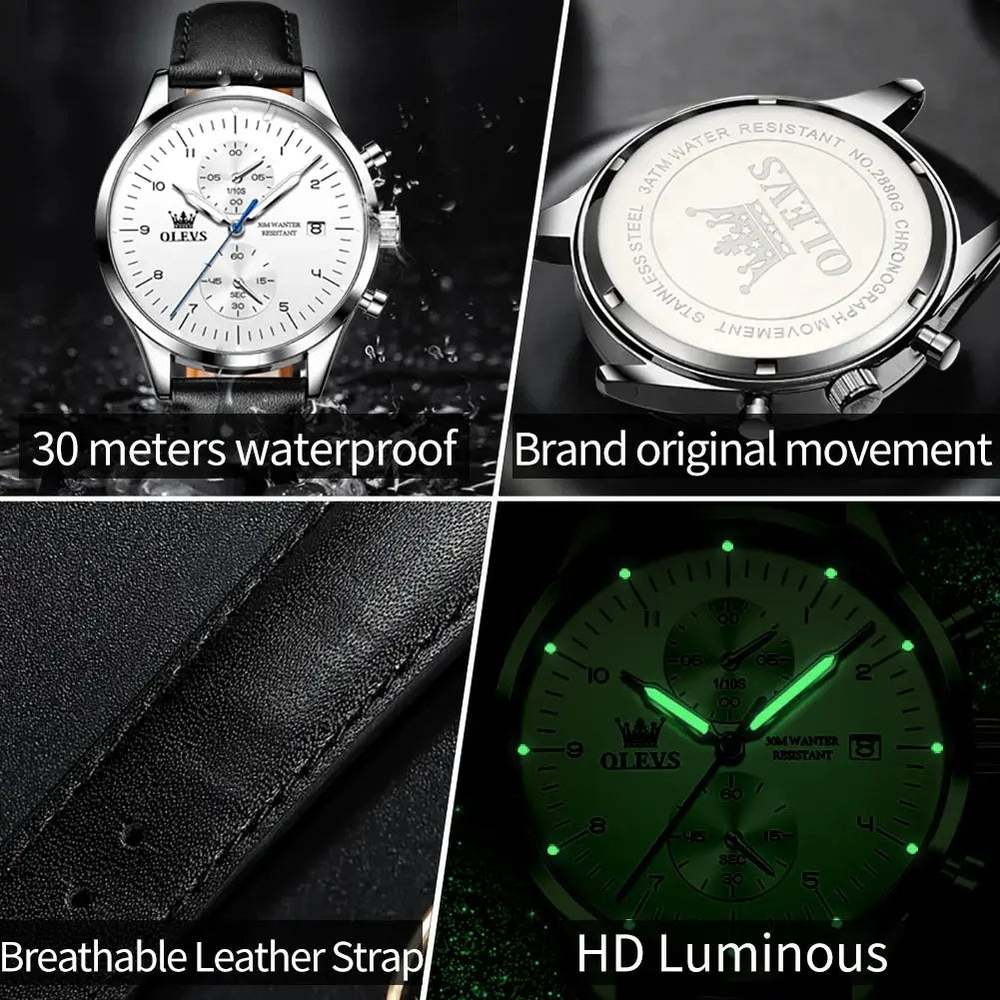 Reloj Olevs Blanc - Gregor Relojes y Accesorio Ecuador