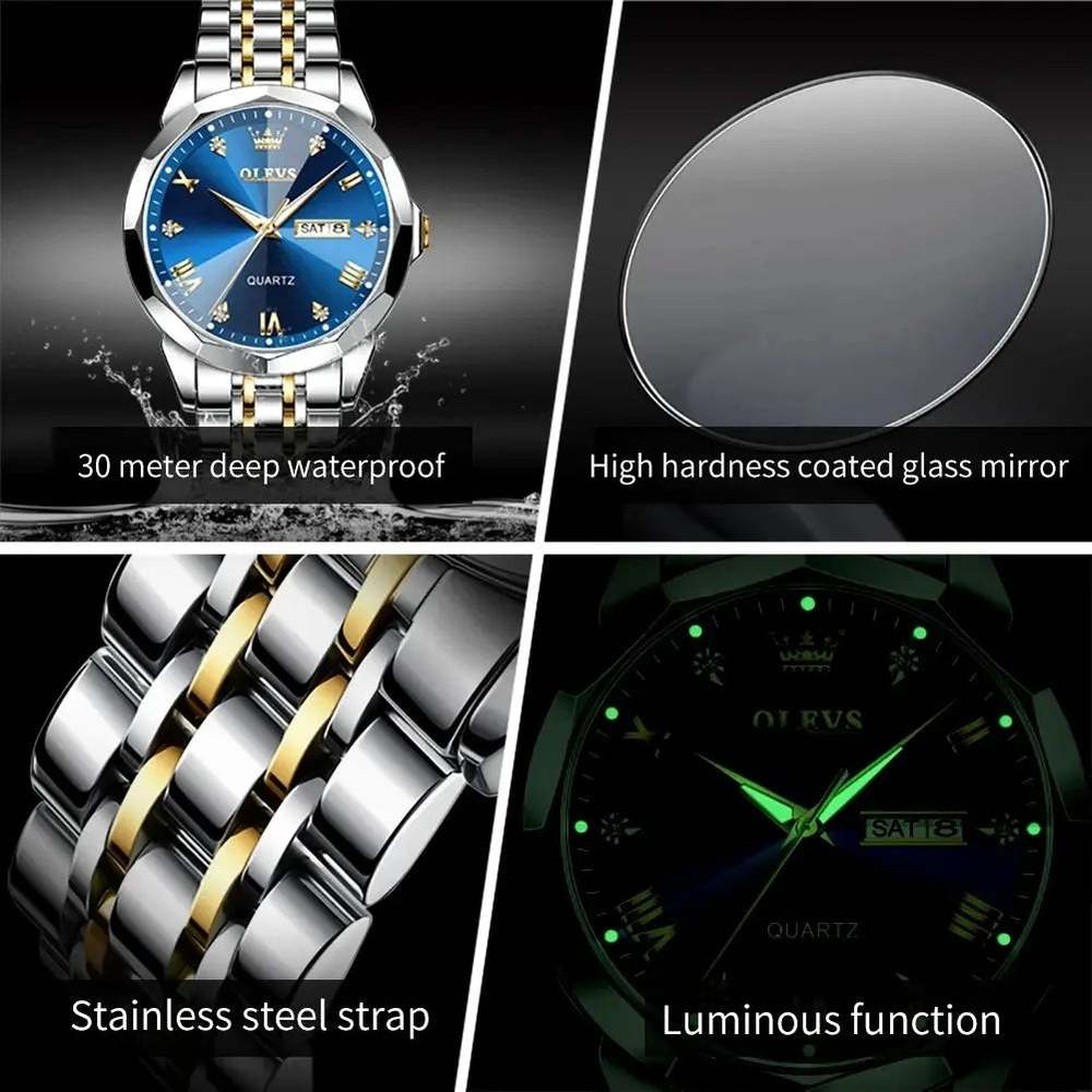 Reloj Olevs Diamond - Gregor Relojes y Accesorio Ecuador
