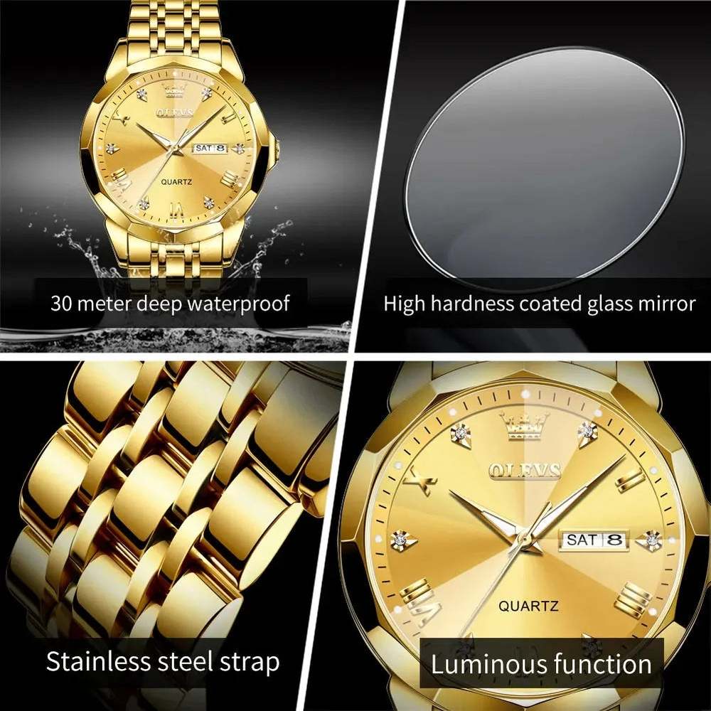 Reloj Olevs Gold - Gregor Relojes y Accesorio Ecuador