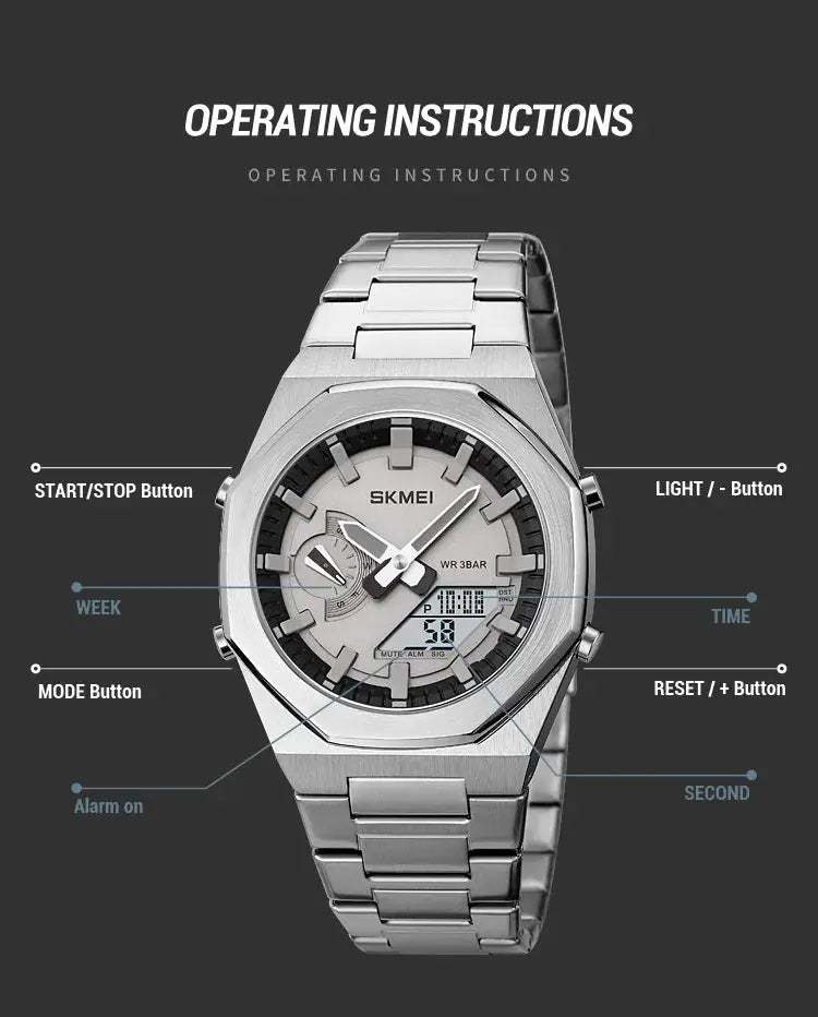 Reloj Skmei plata 3210 - Gregor Relojes y Accesorio Ecuador