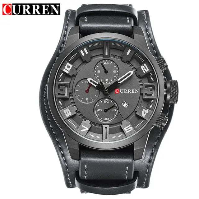 Reloj Curren Negro #2013 Gregor-accesorios