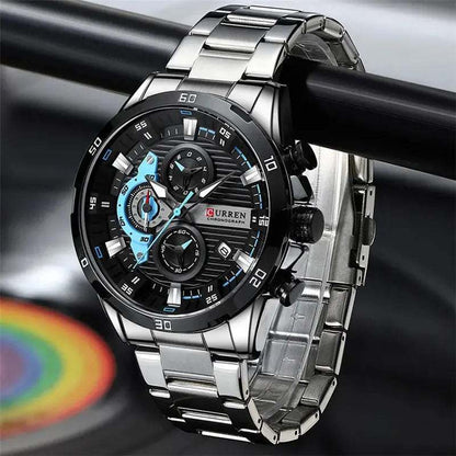 Reloj Curren Plata Turqueza#124 Gregor-accesorios