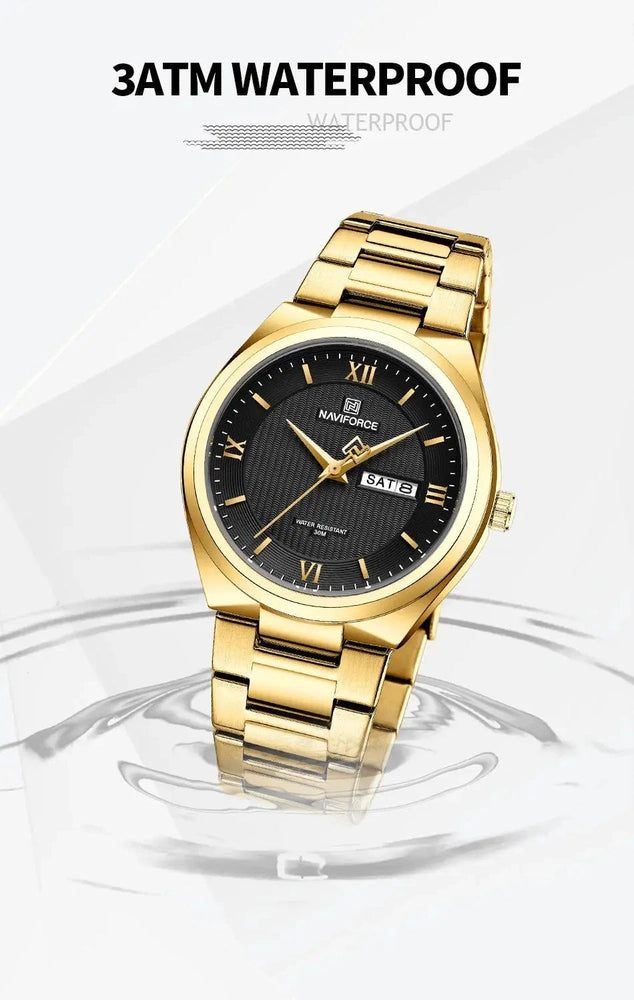 Reloj naviforce dorado precio hotsell