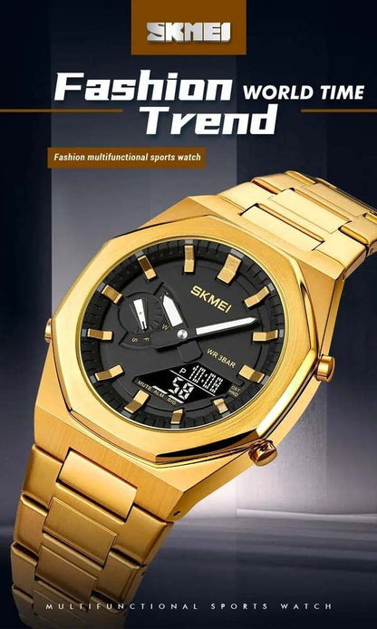 Reloj Skmei Dorado #3211 Gregor-accesorios