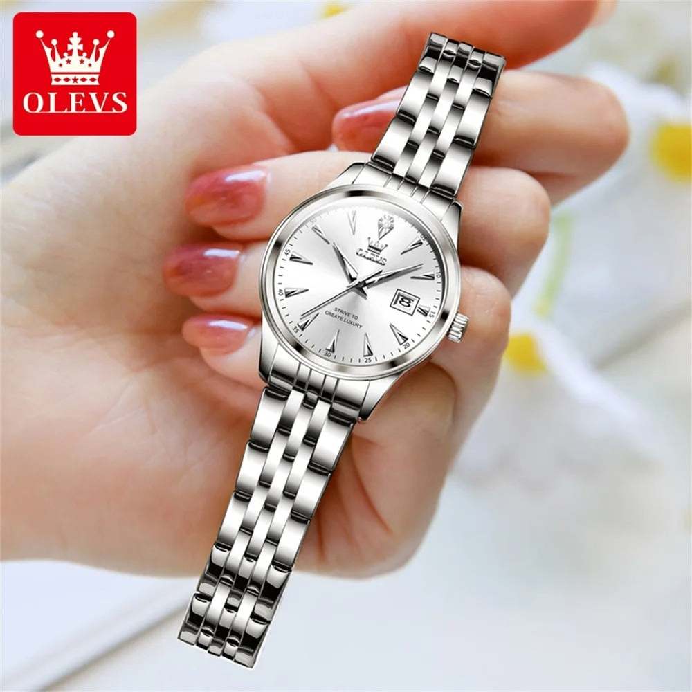 Reloj Pareja Olevs Plata