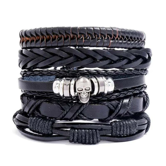 Pulsera skull set 5 3120 - Gregor Relojes y Accesorio Ecuador