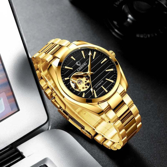 Reloj Chenxi Automático Gold - Gregor Relojes y Accesorio Ecuador