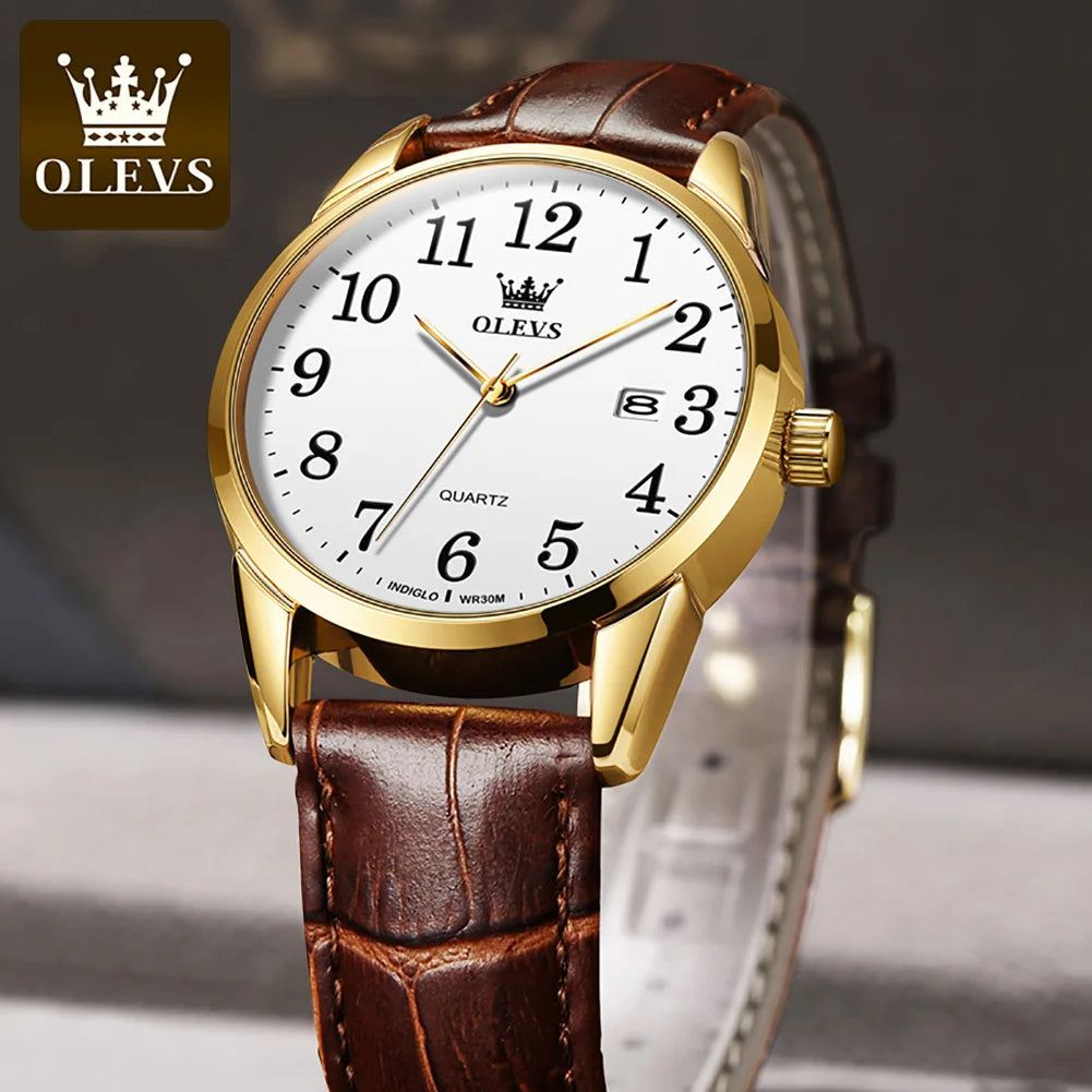 Reloj Olevs Indiglo Blanco - Gregor Relojes y Accesorio Ecuador