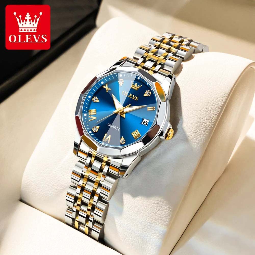 Reloj Pareja Olevs Diamond - Gregor Relojes y Accesorio Ecuador