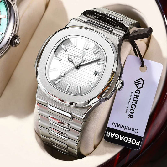 Reloj Poedagar Nautilius White - Gregor Relojes y Accesorio Ecuador