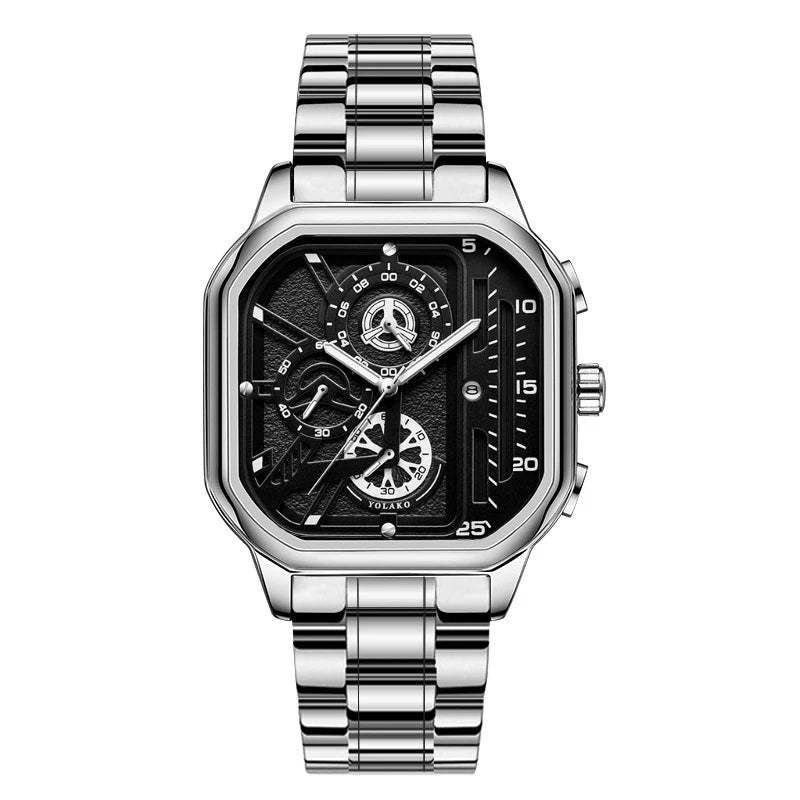 Reloj CRRJU Phantom Plata